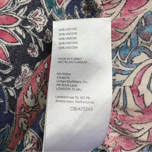 Anthropologie Spliced Tunic Dress in Blue Motif - XS - Picture 6 of 7